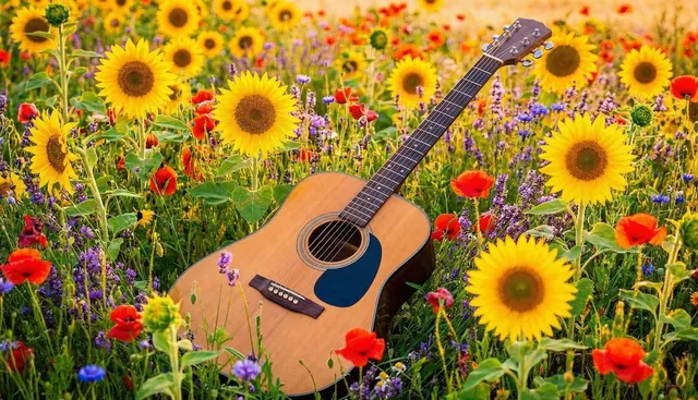 40 Inch Spruce Acoustic Guitar in M